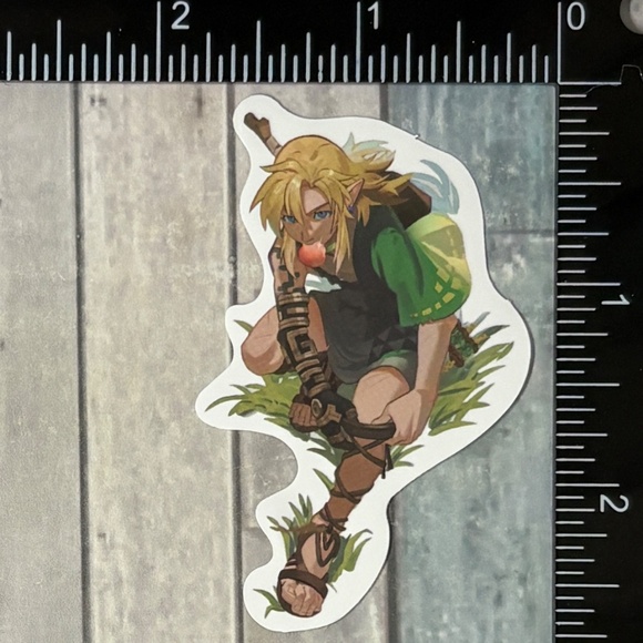 🌀10/$10🌀 Zelda Reusable Waterproof Vinyl Sticker Decal - Picture 1 of 1